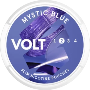 Volt Mystic Blue Medium Slim Snus Can - Premium Swedish Tobacco in Sleek Blue Packaging