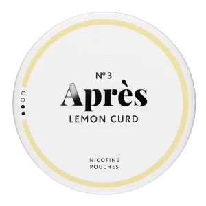 Aprés No3 Lemon Curd Snus Can - Premium Swedish Snus with Refreshing Lemon Flavor