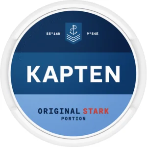 Kapten Stark Original Snus Can - Premium Swedish Tobacco in a Classic Design