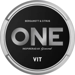 ONE Vit Snus Can - Premium Swedish Snus with a Refreshing Flavor in a Sleek