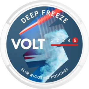 Volt Deep Freeze Super Strong Slim Snus Can - Premium Swedish Snus with Intense Mint Flavor and Extra Strength Nicotine for a Refreshing and Powerful Experience