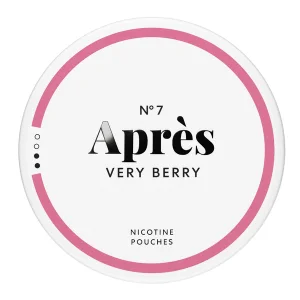 Aprés No7 Very Berry Snus Can - Premium Swedish Snus with a Burst of Berry Flavor in a Sleek