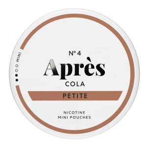 Aprés No4 Cola Snus Can - Premium Swedish Snus with Refreshing Cola Flavor in a Sleek