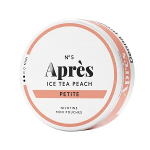 Aprés No5 Ice Tea Peach Snus Can - Premium Swedish Snus with Refreshing Peach Flavor