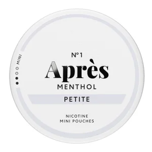 Aprés No1 Menthol Extra Strong Snus Can - Premium Swedish Snus with Intense Menthol Flavor