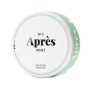 Aprés No2 Mint Snus Can - Premium Swedish Snus with Refreshing Mint Flavor in a Sleek