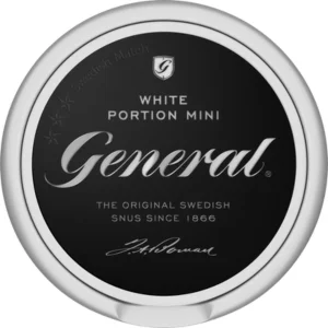 General Mini White Snus can