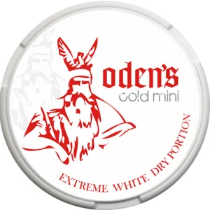 Experience a powerful minty flavor and super-strong nicotine kick with Odens Extreme Cold Mini White Dry. Buy here at SnusnPouches.com!