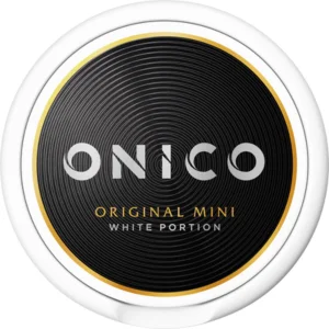 Onico White Mini Snus Can - Premium Tobacco-Free Nicotine Pouches for a Fresh and Discreet Experience