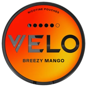 Velo Breezy Mango Strong Snus Can - Premium Nicotine Pouches with Refreshing Mango Flavor