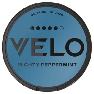 VELO Mighty Peppermint 17mg Snus Can - Premium Nicotine Pouches with Refreshing Peppermint Flavor