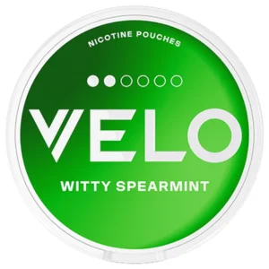 Velo Witty Spearmint Snus Can - Premium Nicotine Pouches with Refreshing Spearmint Flavor