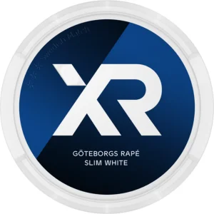 XR Göteborgs Rapé Slim White Snus Can - Premium Swedish Snus with a Refreshing Taste in a Sleek