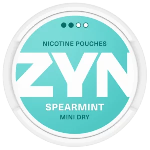 ZYN Mini Dry Spearmint Snus Can - Refreshing and Convenient Nicotine Pouches