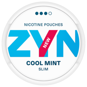 ZYN Cool Mint Strong Slim Snus Can - Premium Nicotine Pouches with Refreshing Mint Flavor