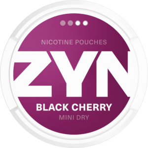 ZYN Mini Black Cherry 3 mg Snus Can - Premium Nicotine Pouches with Rich Black Cherry Flavor