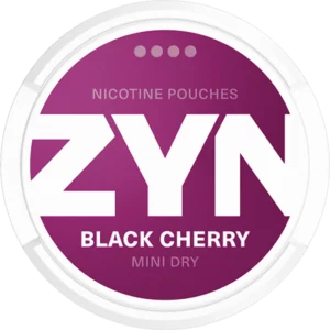 ZYN Mini Black Cherry 6 mg Snus Can - Premium Nicotine Pouches with Rich Cherry Flavor