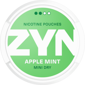 ZYN Mini Dry Apple Mint Low Snus Can - Refreshing and Convenient Nicotine Pouches