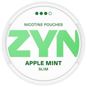 ZYN Apple Mint Strong Snus Can - Premium Nicotine Pouches with Refreshing Apple and Mint Flavor